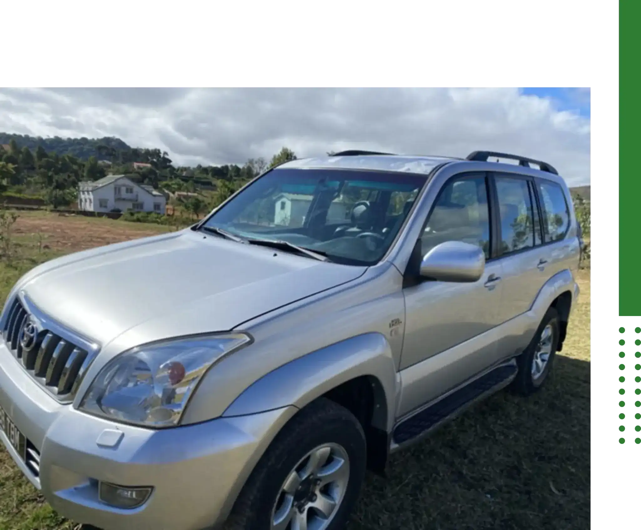 Toyota 4x4 vehicle for Madagascar car rental